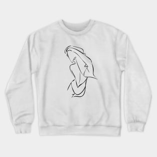 Beauty Body Line Art Crewneck Sweatshirt